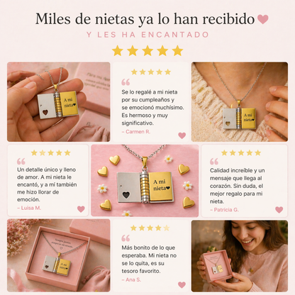 Collar Mi Pequeña Estrella para Mi Nieta